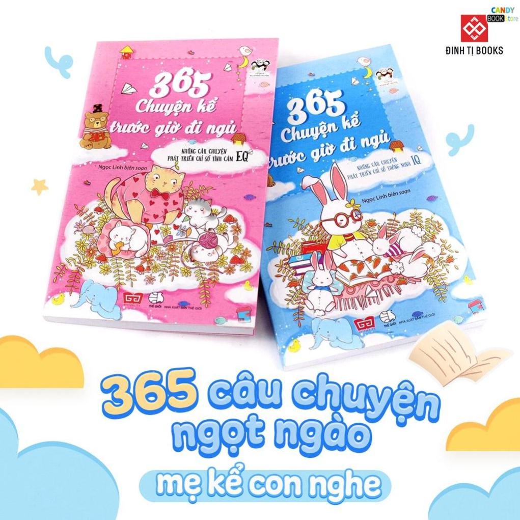 SÁCH - Combo 365 Chuyện kể trước giờ đi ngủ - Phát triển chỉ số IQ và EQ