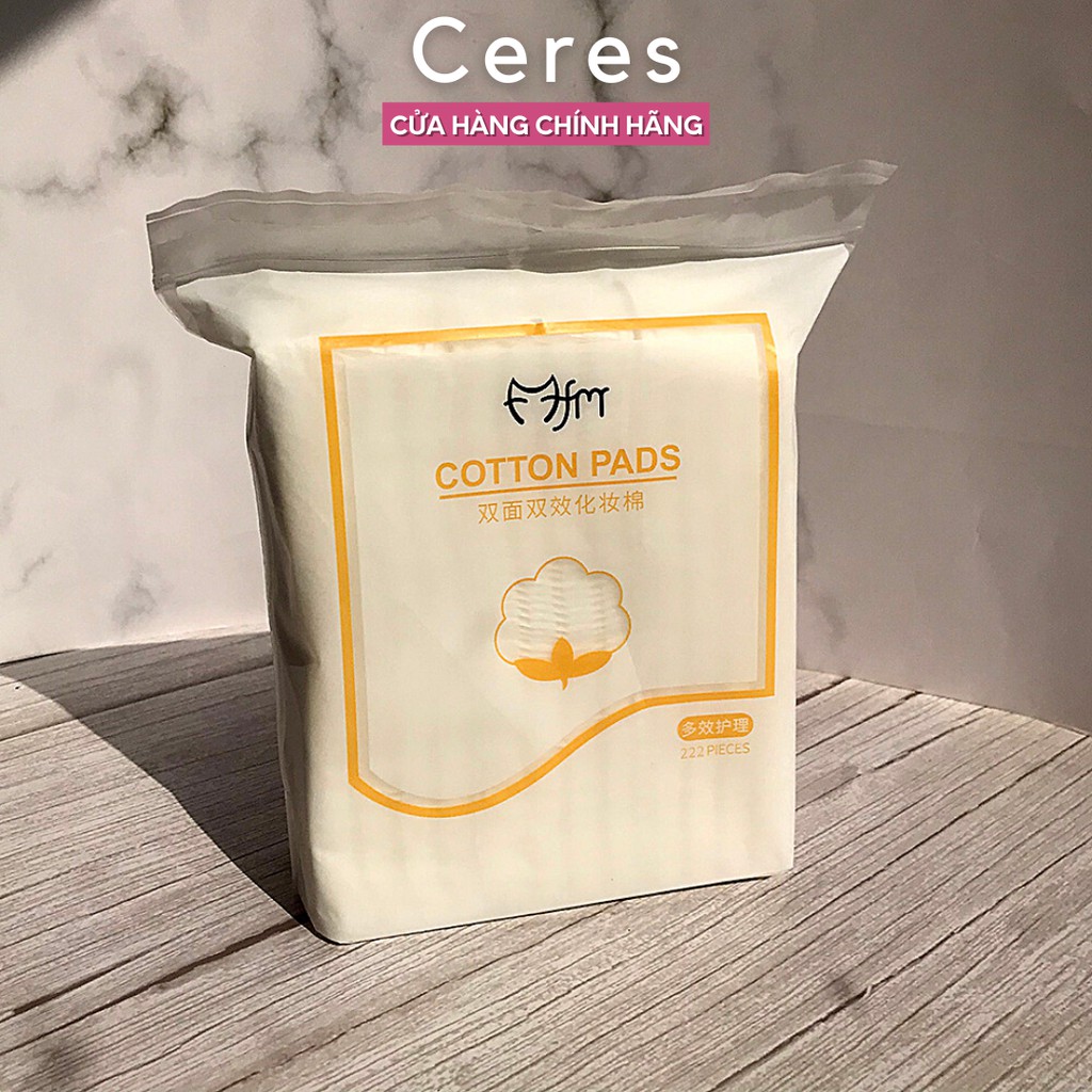 Bông Tẩy Trang 3 Lớp 💕𝑭𝒓𝒆𝒆𝒔𝒉𝒊𝒑💕 Bổng Tẩy Trang Cotton Pads Mofa Meiren Túi 222 Miếng | BigBuy360 - bigbuy360.vn