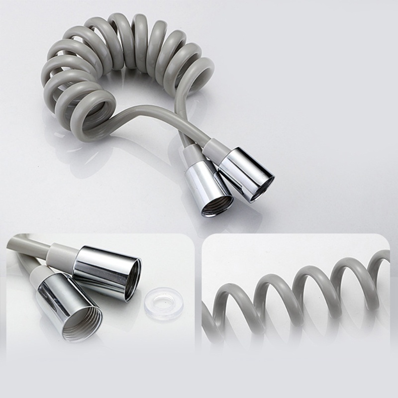 Vòi Xịt Toilet Cầm Tay Dạng Lò Xo Thay Thế Tiện Lợi