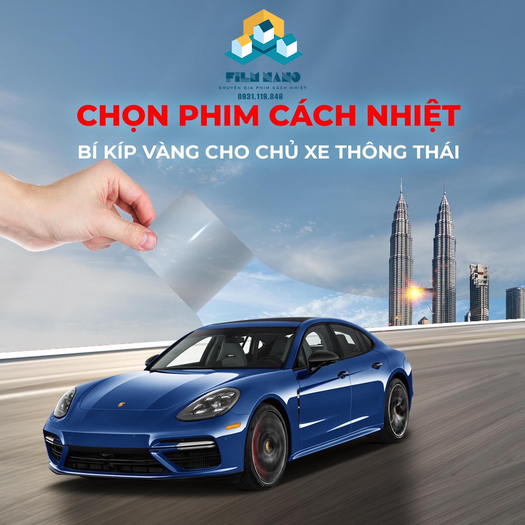 FILM CÁCH NHIỆT ÔTÔ FULL SƯỜN HẬU - Chuẩn UV 99% - Chính hảng Hàn Quốc.