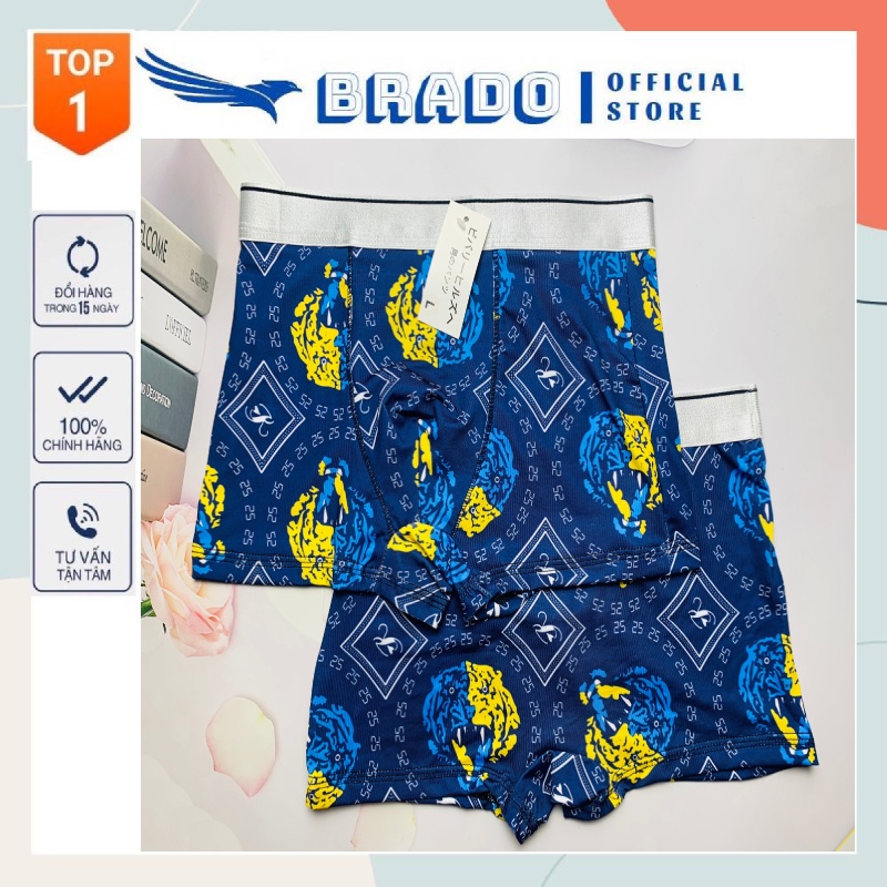 [ 𝐅𝐫𝐞𝐞 𝐒𝐡𝐢𝐩 ] Quần sịp, quần lót nam thun lạnh doremon hoạt hình co dãn 4 chiều