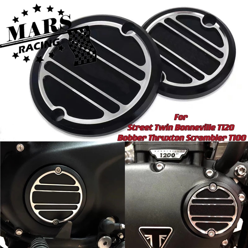 Phụ kiện xe máy Huy hiệu ly hợp & Nắp dầu kiểm tra Acg Nắp dầu cho Triumph Street Twin Bonneville T100 T120 mới Bobber Thruxton Scrambler 16-19