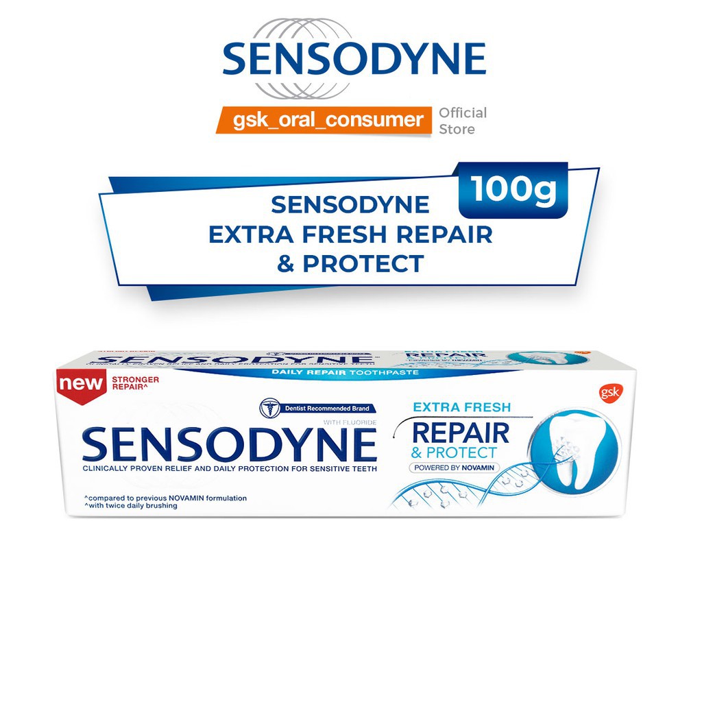 ( Mypham35 ) Kem Đánh Răng Sensodyne Repair & Protect Extra Fresh 100g