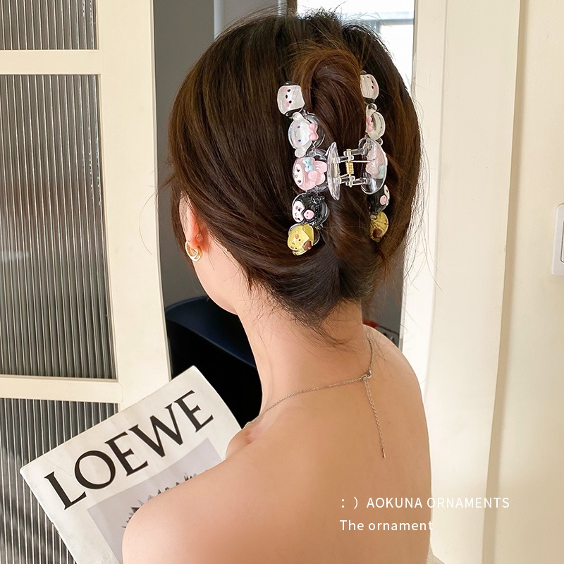 SANRIO Kẹp Tóc Hình Hoạt Hình Phong Cách Hàn Quốc Xinh Xắn 2022