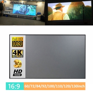 Màn Hình Máy Chiếu 3d 60-130 Inch 16: 9 Hd Tiện Dụng