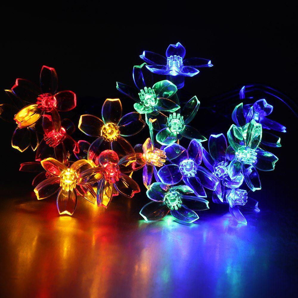 GOGOUP Dây Đèn Led Trang Trí Sân Vườn Sử Dụng Năng Lượng Mặt Trời