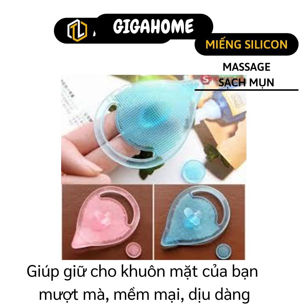 Cọ Rửa Mặt Silicon GIGAHOME Miếng Massage Mặt Làm Sạch Mụn Đầu Đen, Loại Bỏ Tạp Chất 5645