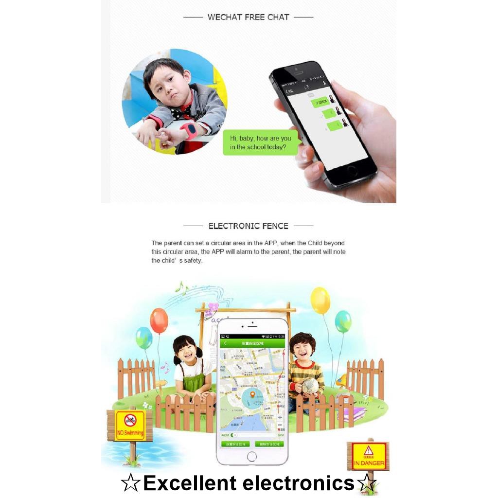 Đồng Hồ Thông Minh Q50 Oled Định Vị Gps Sos Cho Trẻ Em Tương Thích Ios & Android