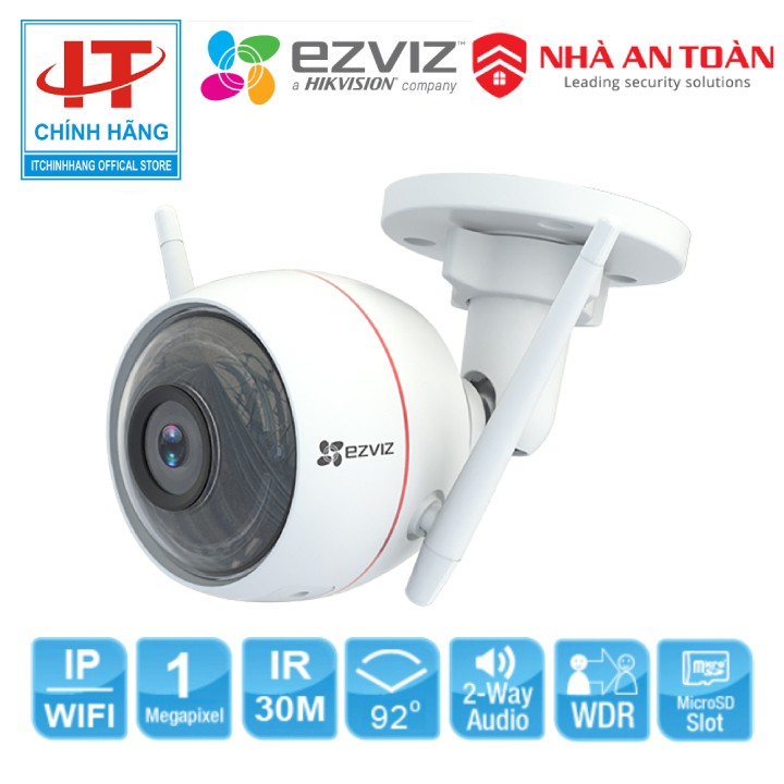 Camera C3W Wifi 1MP EZVIZ C3W 720P (CS-CV310-A0-3B1WFR) - Hàng Chính Hãng