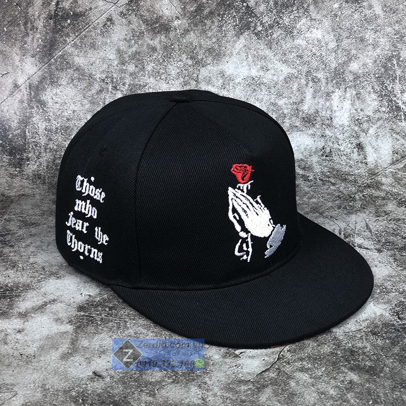 Nón hiphop snapback thêu họa tiết nổi cá tính cho cả nam và nữ