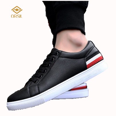 Giày nam thời trang sneaker cổ thấp- Phong cách hàn quốc ( đen sần )