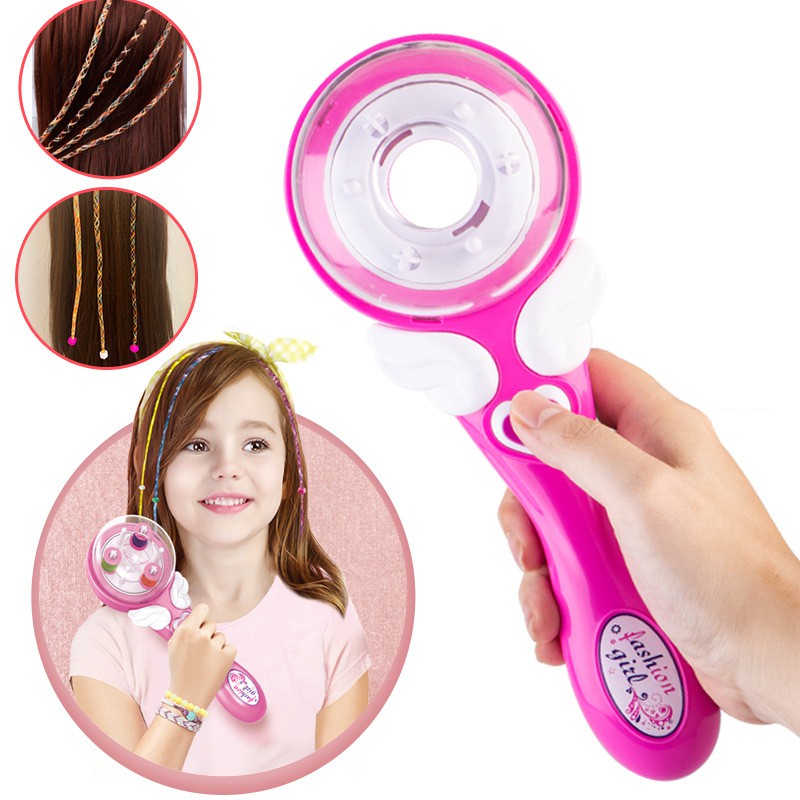 Máy Bện Tóc Điện Tạo Kiểu Tóc Bện Xinh Xắn Cho Bé Gái