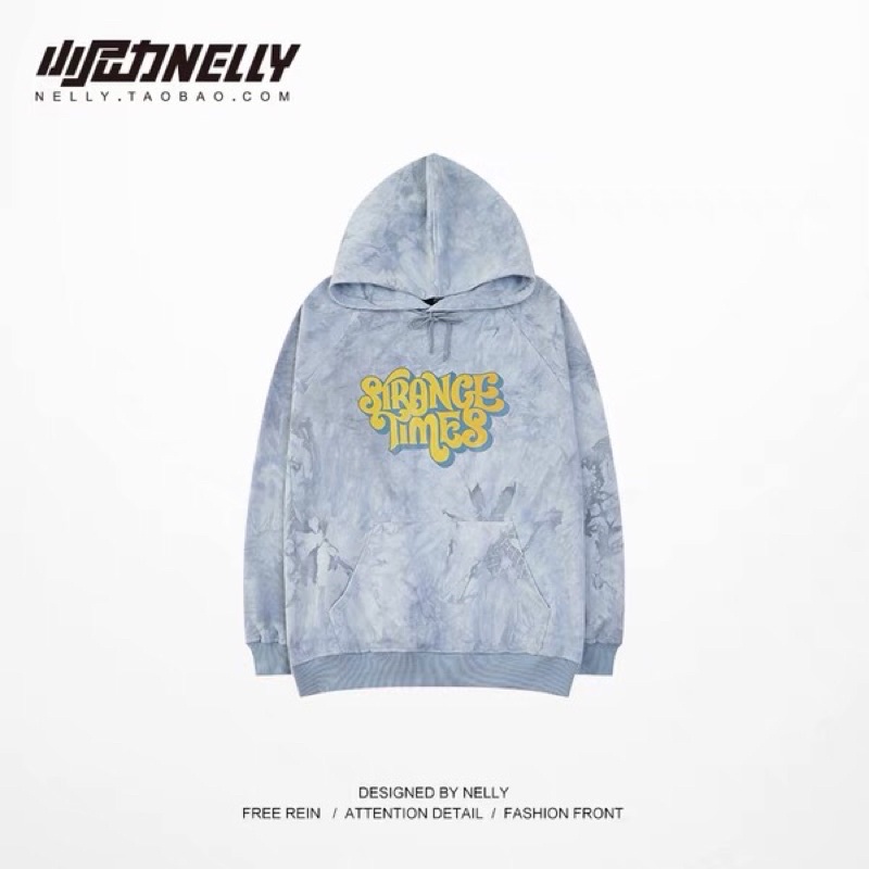 Áo hoodie nelly nỉ sale (có sẵn) strange times