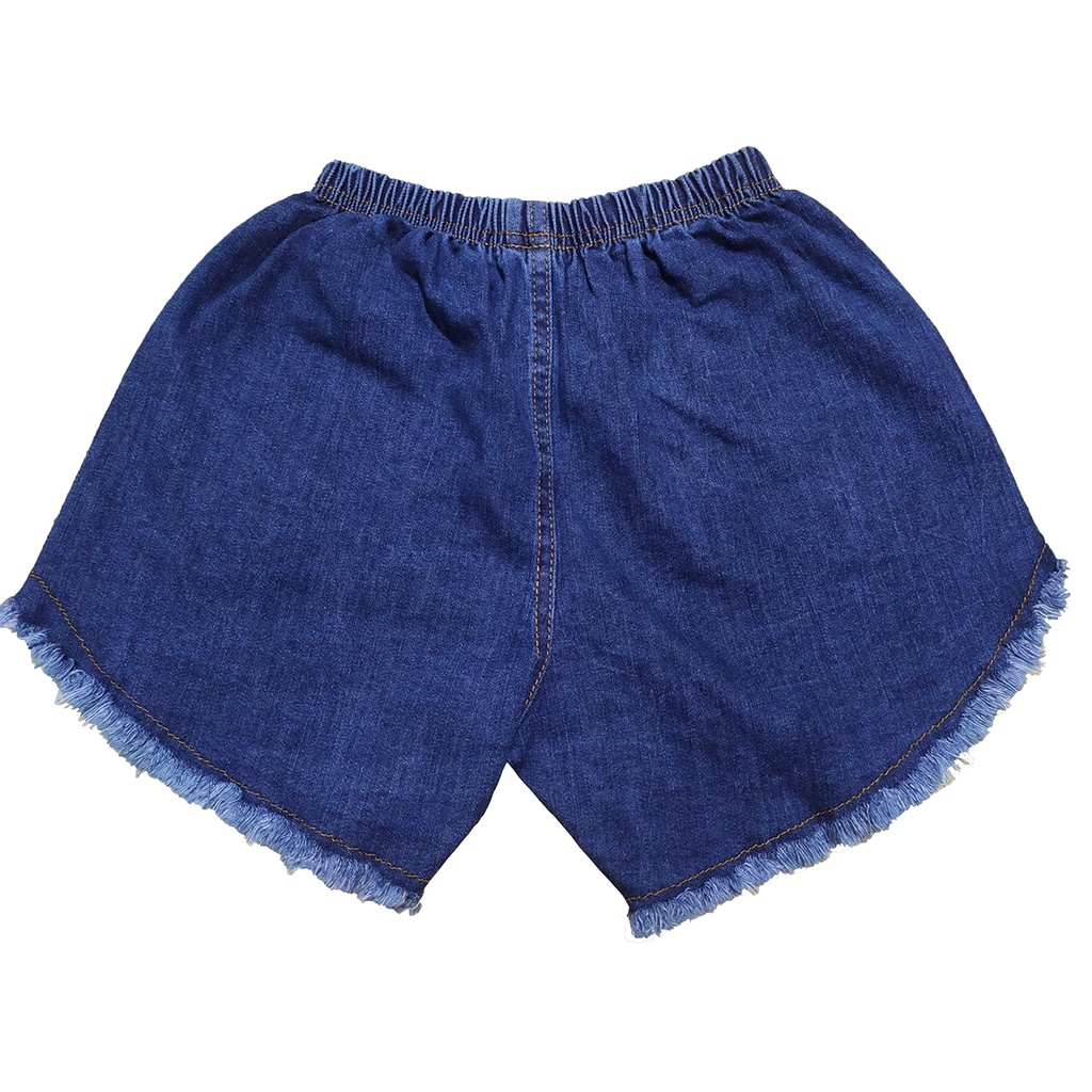 GIÁ SIÊU RẺ-Quần đùi jean size lớn 30-48kg, chất bò mềm, co giãn, dành cho cả bé gái và người lớn-mẫu BG010