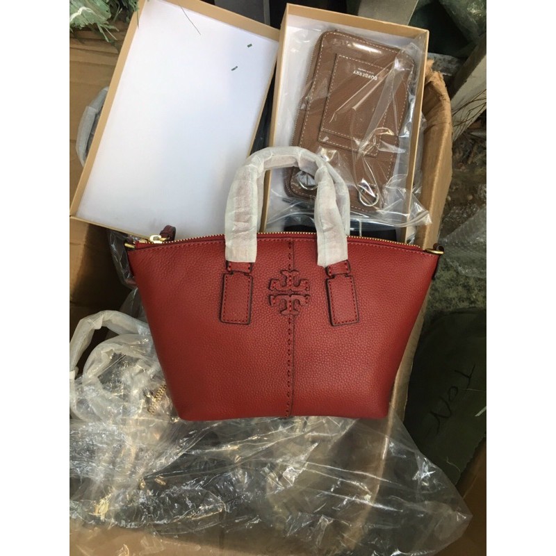 TÚI XUẤT DƯ - DA THẬT - SẴN HÀNG - ĐỎ CÁNH DƠI