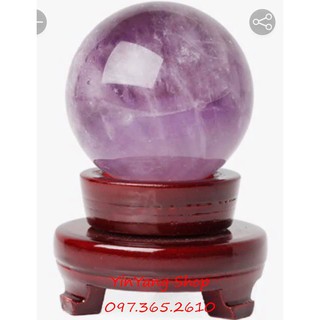 QUẢ CẦU PHONG THỦY PHA LÊ 8CM (ĐỦ MÀU)