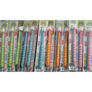 Bàn chải đầu lông tròn 360 độ (hàng Nhât) cho bé từ 0-3 tuổi và trên 3 tuổi