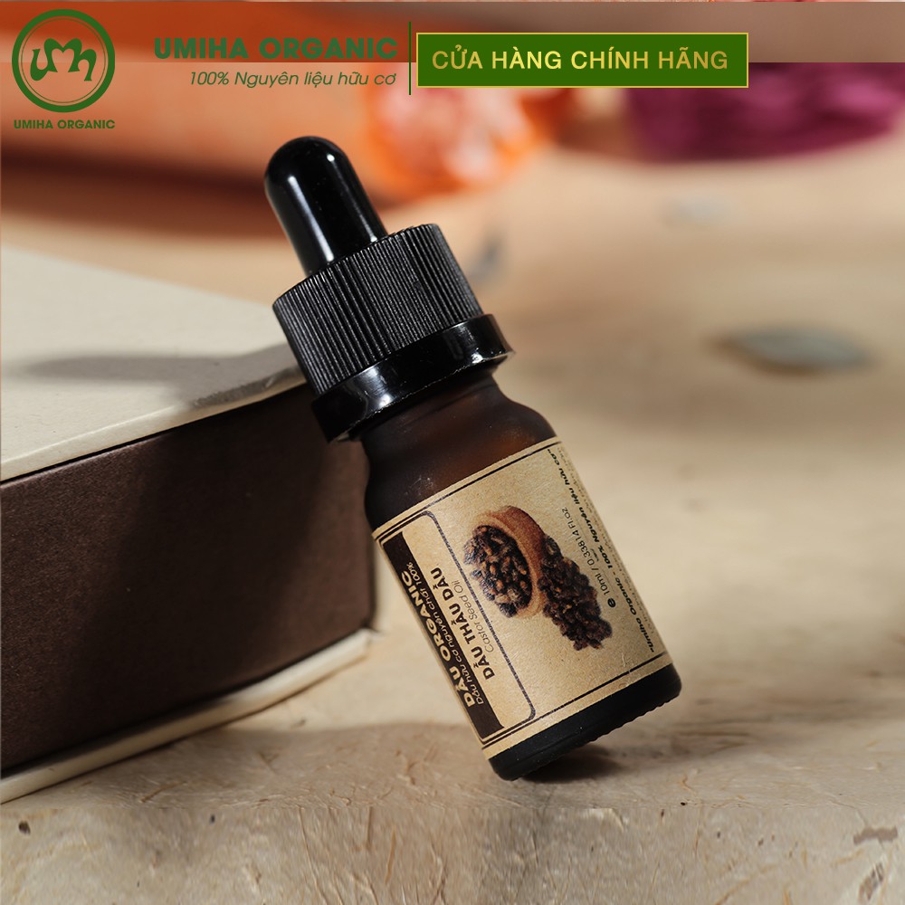 Dầu Thầu Dầu hữu cơ UMIHA nguyên chất | Castor Oil 100% Organic 10ml