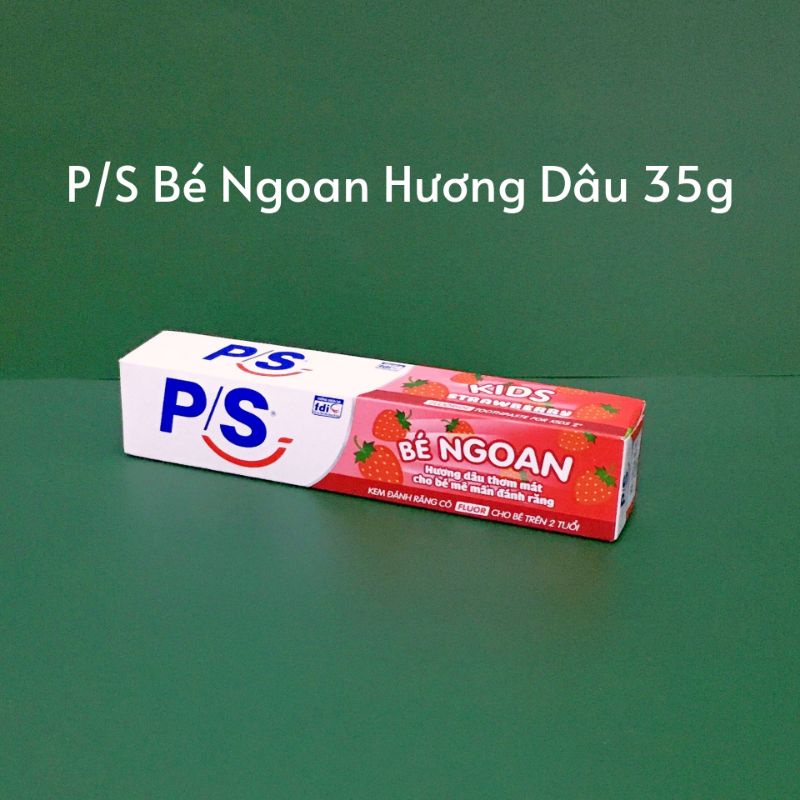 Kem Đánh Răng Trẻ Em P/S Cho Bé 2 -6 Tuổi - Dâu Trái Cây 30-45Gram/hộp