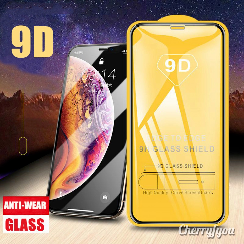 Kính Cường Lực 9d Bảo Vệ Toàn Màn Hình Cho Iphone 6s 7 8 Plus 11 Pro Max X Xs Max Xr