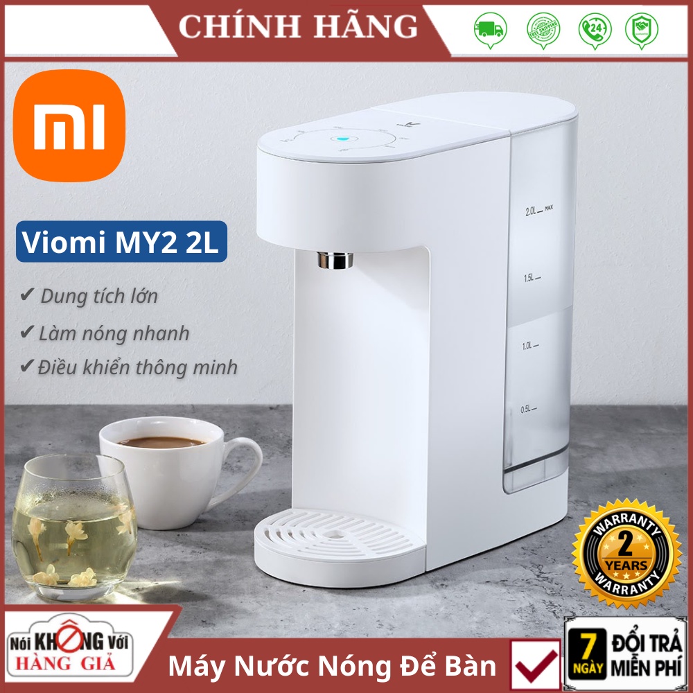 Máy nước nóng để bàn Xiaomi Viomi MY2 2L  FREESHIP  Khả năng làm nước nóng nhanh, 5 chế độ nước tùy chọn - BH 2 Năm