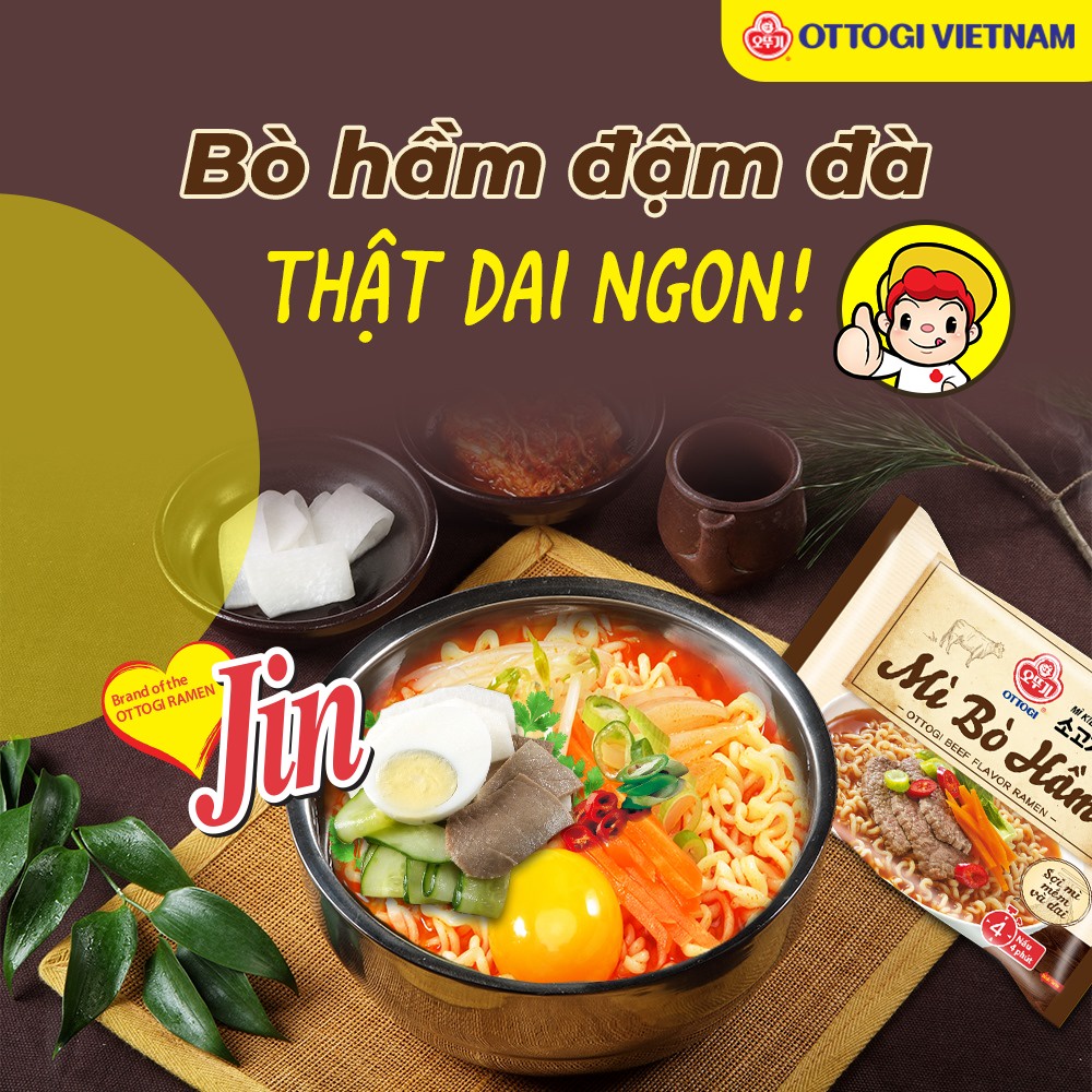 Mì bò hầm Ottogi 70g, 120g