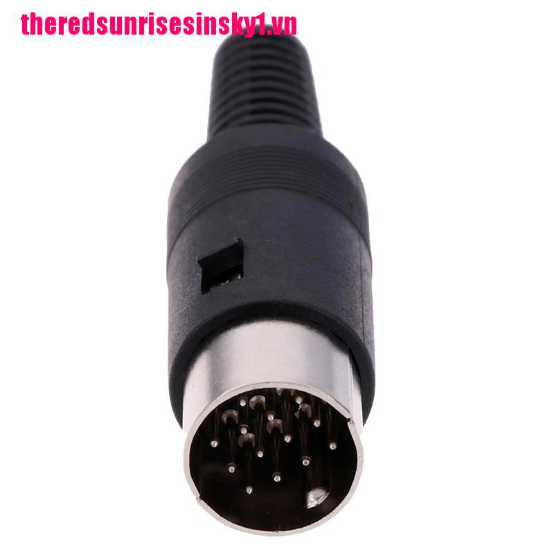 (3C) Giắc Chuyển Đổi Âm Thanh Din Plug 13 Pin Cho Atari St Kenwood Icom