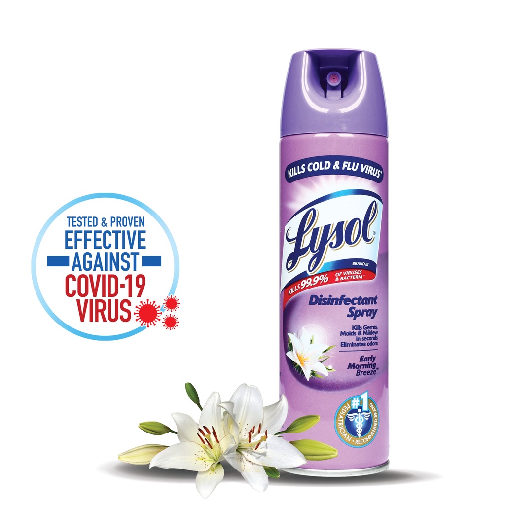 Xịt phòng khử trùng Lysol hương Sớm Mai (170g)