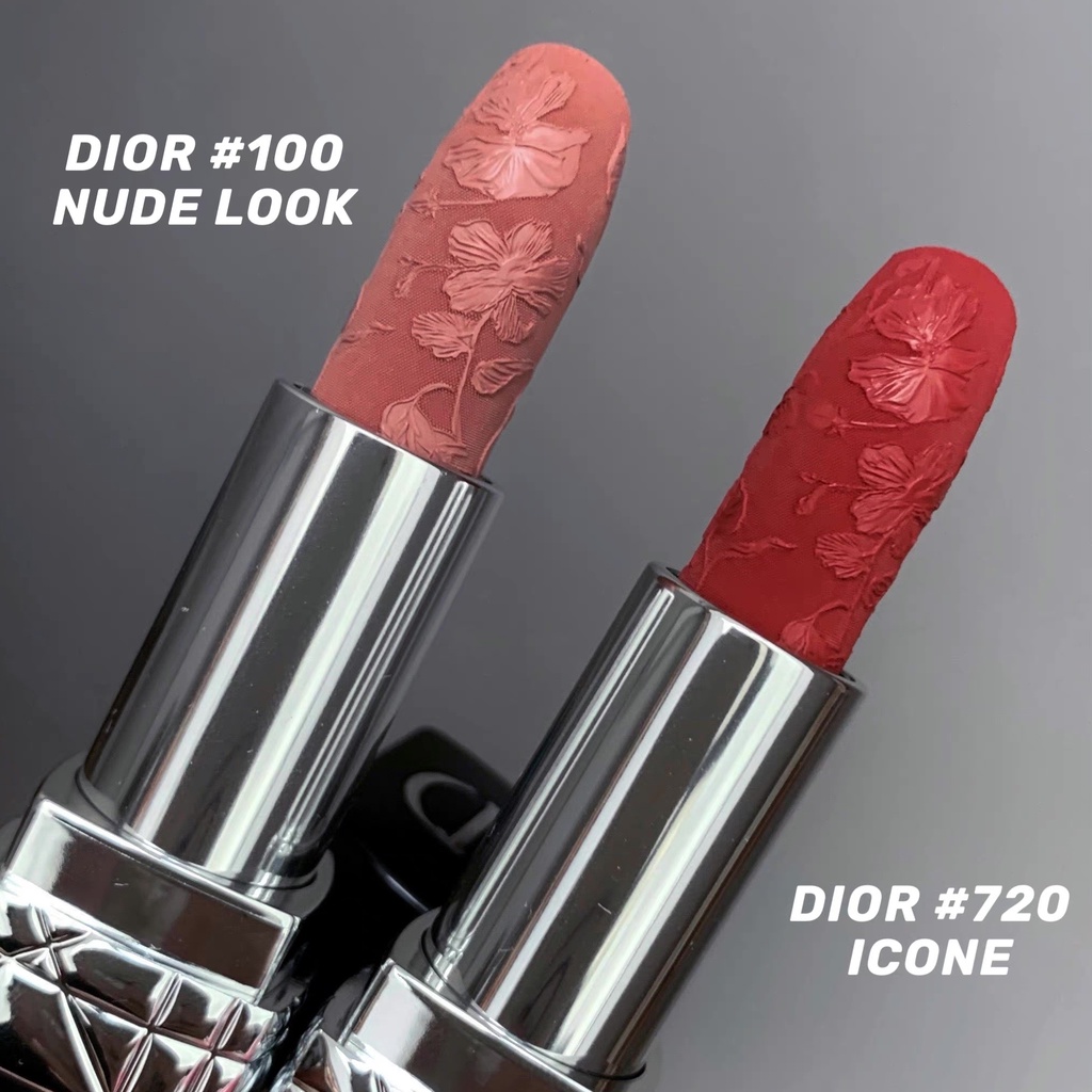 Son Môi Dior 2022 Màu Xanh Dương Vàng 999/720/100 Phiên Bản Mùa Xuân Giới Hạn
