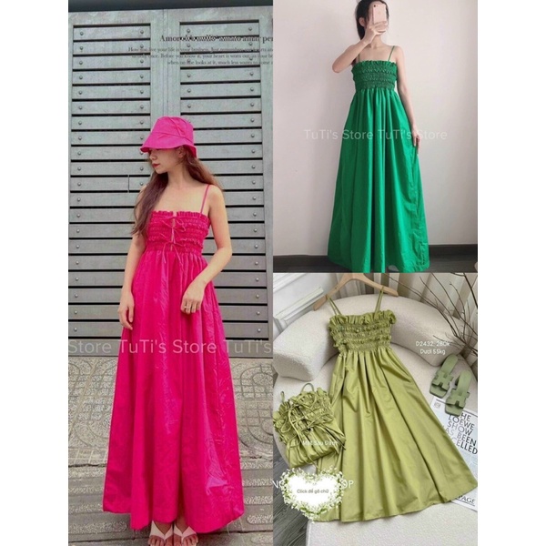 [NEW DRESS]VÁY-ĐẦM HAI DÂY BÈO NHÚN NGỰC ĐI BIỂN MÙA HÈ “XIXI DRESS”