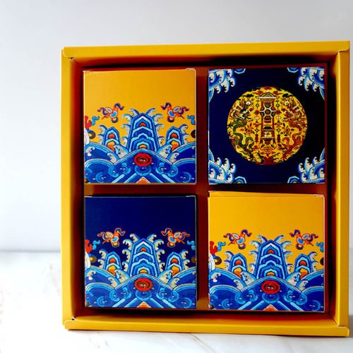 Hộp bánh trung thu 4 bánh 125g - 250g sắc nét nhiều kiểu dáng, hình ảnh màu sắc đa dạng