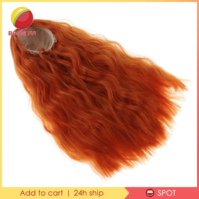 Tóc Giả Xoăn Màu Nâu Cho Búp Bê Tỉ Lệ 1 / 4