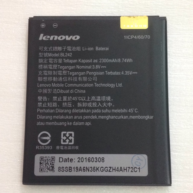 Pin Lenovo A6000/A6010/K3/K30-T/ K30-W chính hãng