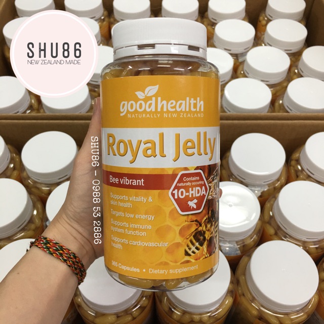  Sữa ong chúa Goodhealth Royal Jelly 365 viên của New Zealand