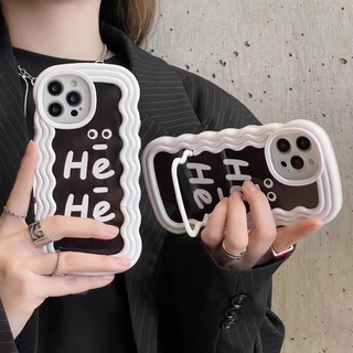Ốp Điện Thoại Hình hehe 13 Có Giá Đỡ Cho Iphone 11 11promax x xr xsmax 12 12pro max 13pro 13promax