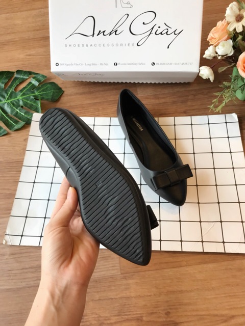 Giày bệt nơ da lì cao cấp VNXK siêu mềm êm( ảnh thật, kèm video) | BigBuy360 - bigbuy360.vn