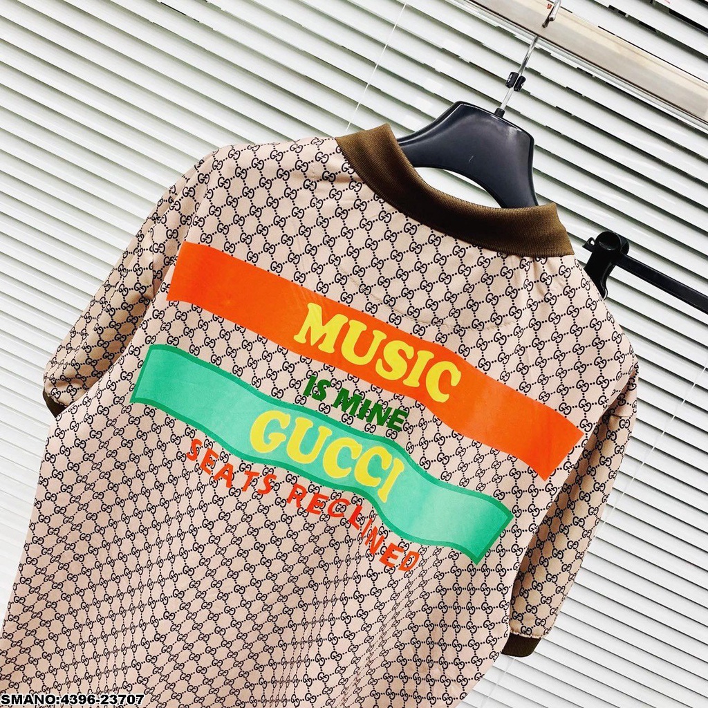 Áo Phông Polo In Music Gucci Sành Điệu Cá Tính 4396
