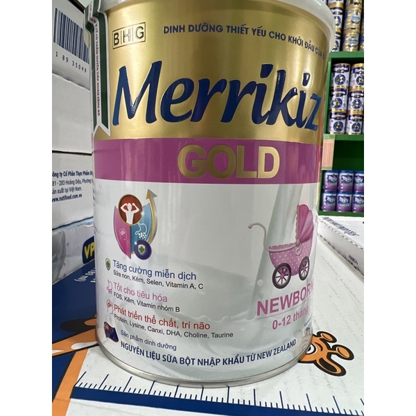 Sữa Bột Merrikiz Gold Newborn 900g.