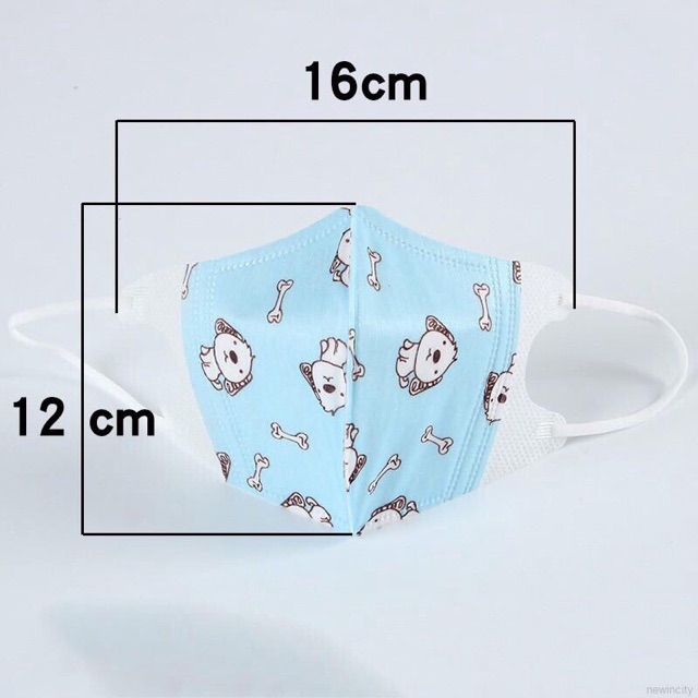 Túi 10 Khẩu Trang Cho Bé Chống Bụi