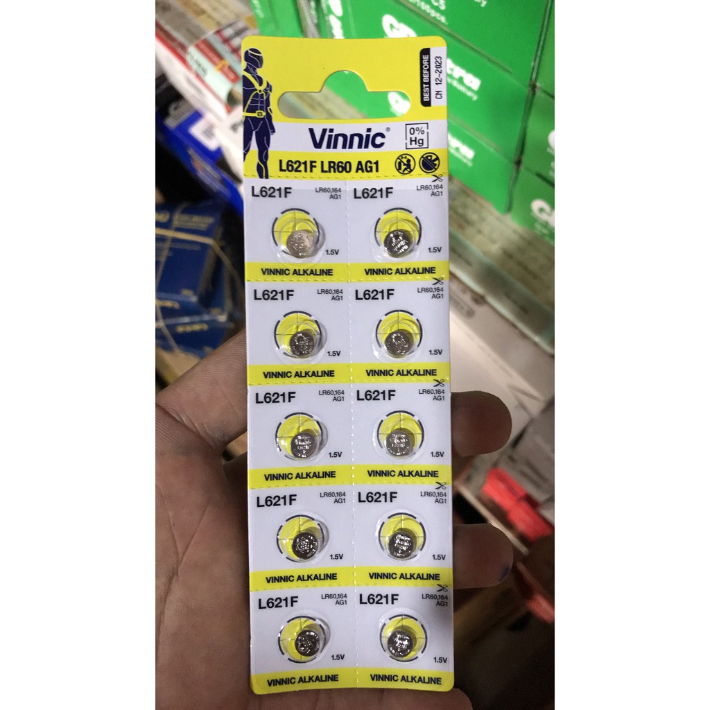 VĨ 10 VIÊN PIN AG1 ĐỒNG HỒ ĐEO TAY VINNIC