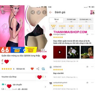 Quần độn mông su đúc QD006 lưng thấp