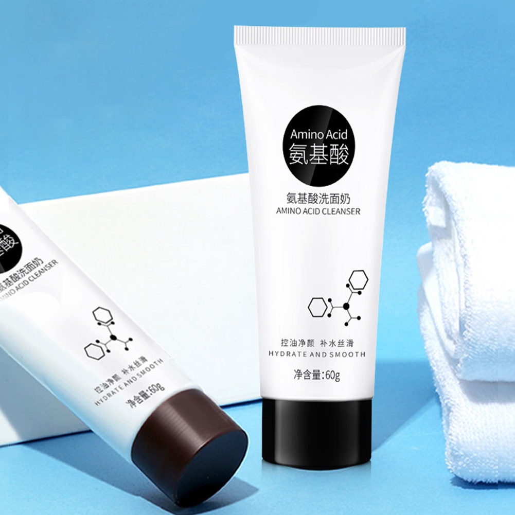 Sữa Rửa Mặt Tạo Bọt Amino Acid 60g Dưỡng Ẩm Làm Sạch Sâu