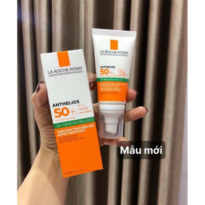 Kem Chống Nắng La Roche Posay Anthelios Dry Touch Gel-Cream ❤ Mẫu mới 2022 ❤ SPF50 Cho Da Dầu, Nhay Cả.m