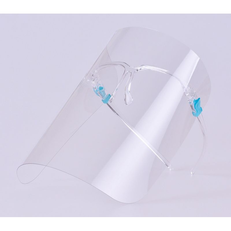 (COMBO 10 CÁI ) Faceshield Mặt Nạ Chống Giọt Bắn, Chống Bụi, Chống Dịch - Bảo Hộ Y Tế -Kính Trong Suốt Che Kín Khuôn Mặt