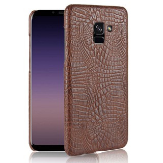 Ốp lưng da cá sấu sang trọng cho Samsung Galaxy A8 Plus