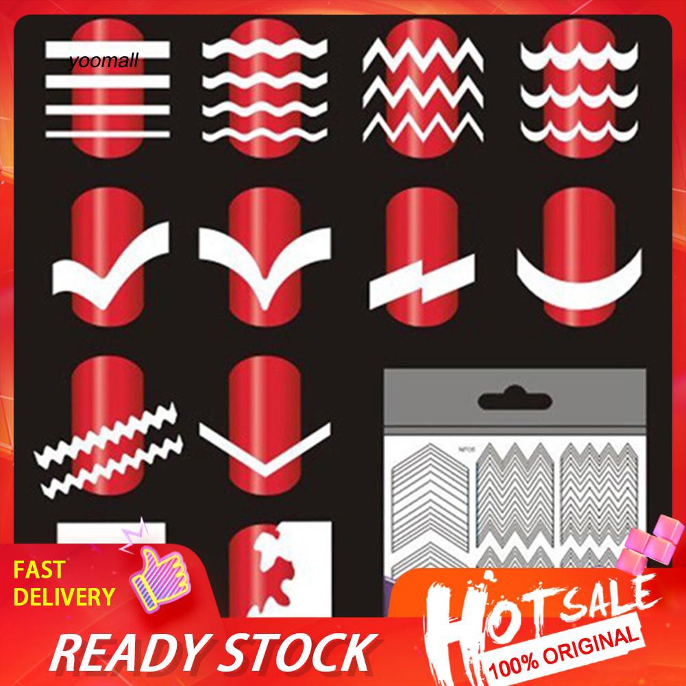 Bộ 5 miếng dán họa tiết sơn móng tay