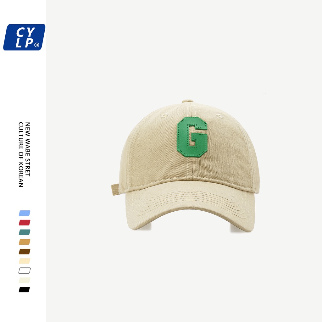 Mũ Lưỡi Trai Mềm Chất Lượng Cao In Chữ G Phong Cách Hàn Quốc Dễ Phối Đồ Thời Trang Xuân Hè Cho Nam Và Nữ