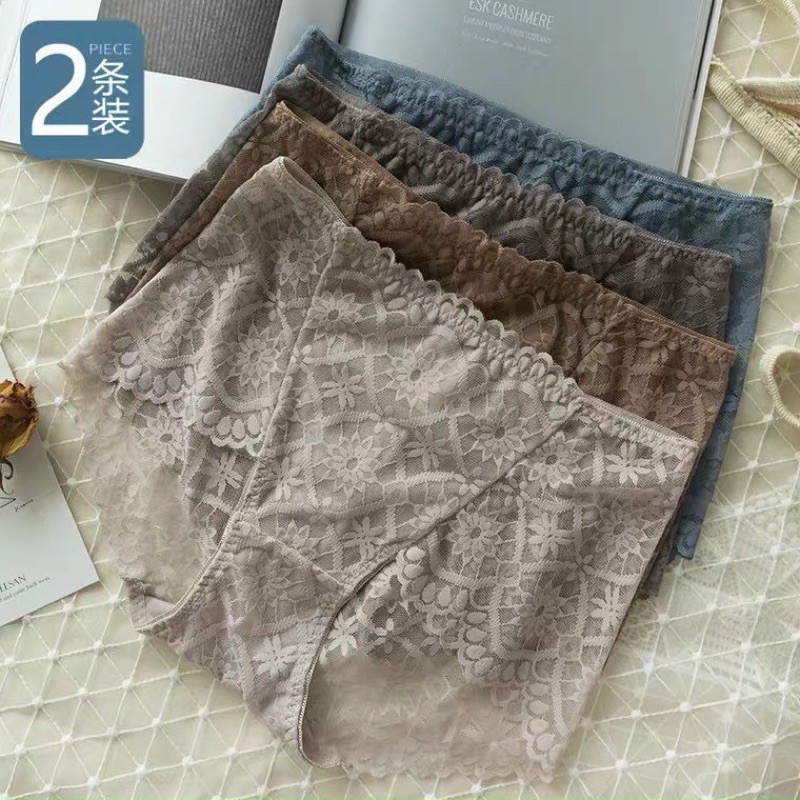  _Quần lót ren mềm cạp cao thoáng khí định hình eo thon MZ27 | BigBuy360 - bigbuy360.vn