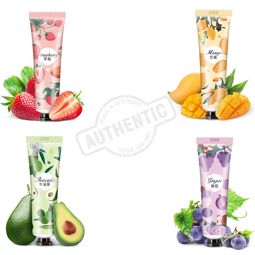 COMBO 3 Tuýp Kem dưỡng da tay chân 30g mềm và thơm tự nhiên nhiều mùi CB018 | BigBuy360 - bigbuy360.vn