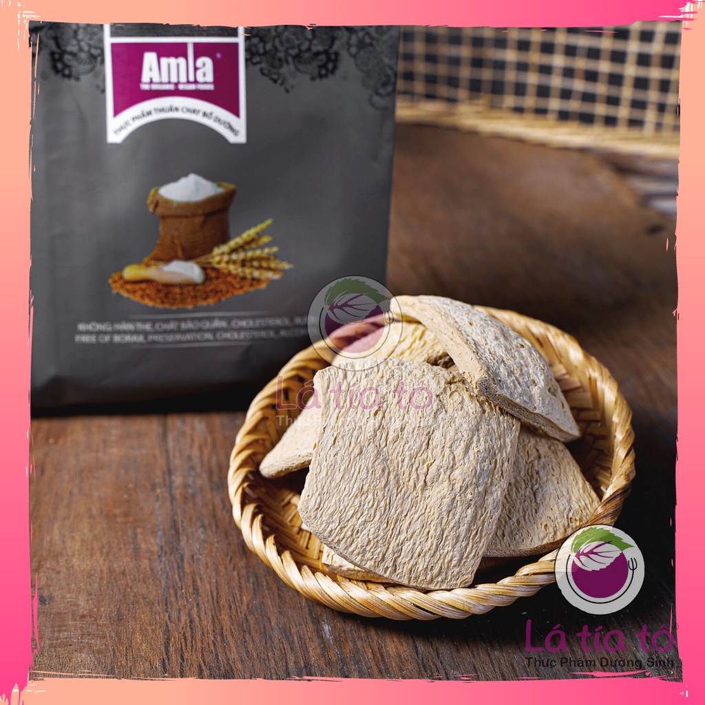 LÚA MẠCH KHÔ LÁT LỚN CAO CẤP 100GR SƯỜN CHAY- LÁ TÍA TÔ